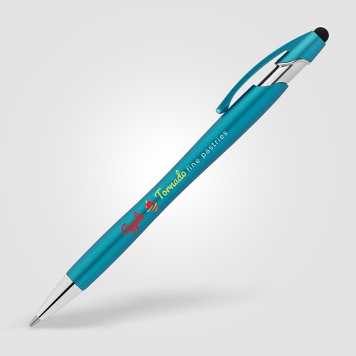 Stylo recyclé La Jolla avec stylet + encre anti-fraude