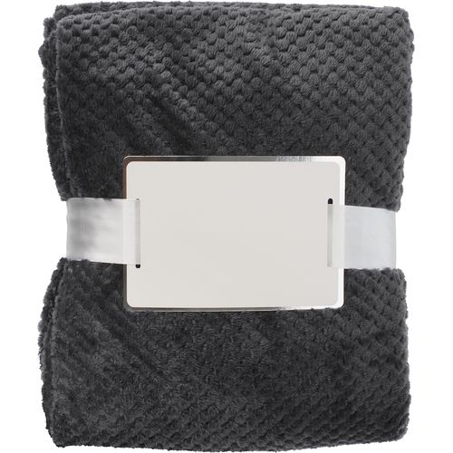 Plaid polaire flanelle gaufré en polyester Nikolaï