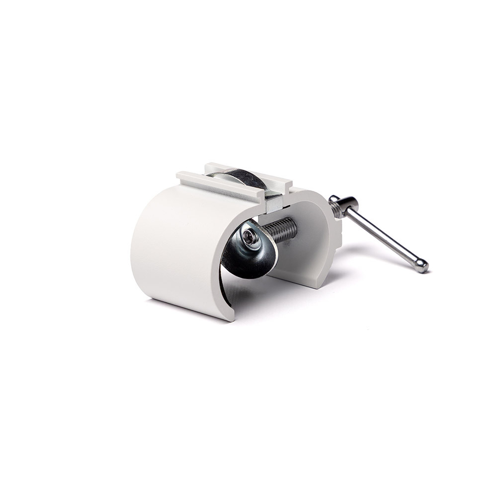 Wall Light Clamp Tube White
