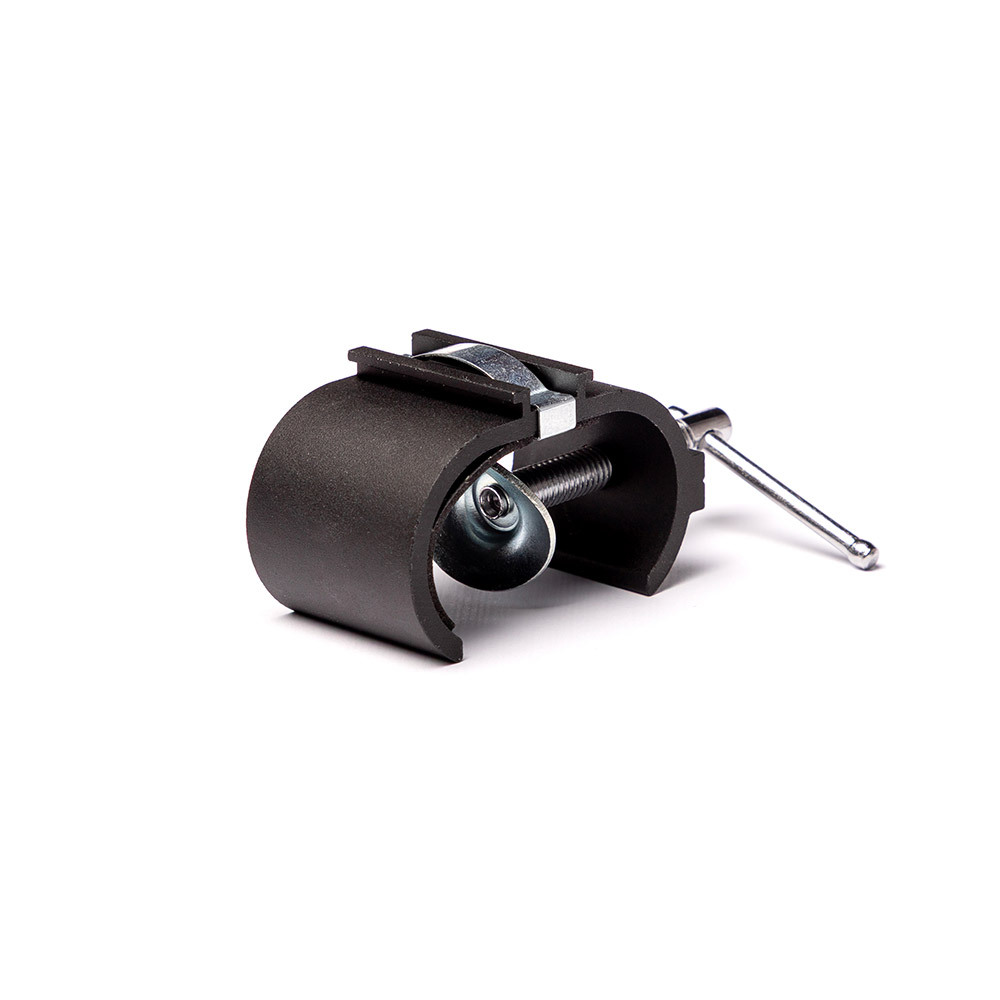 Wall Light Clamp Tube Noir