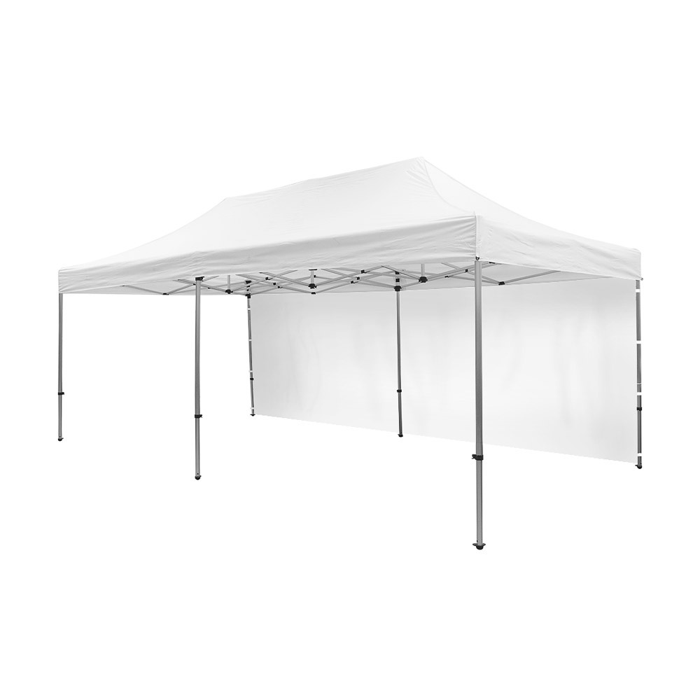 Paroi Pleine à Double-Face Du Tente Alu 3 x 6 Mètre Blanc