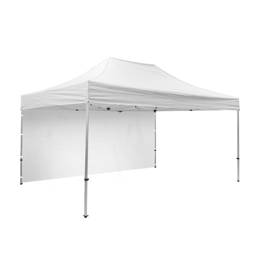 Paroi Pleine à Double-Face Du Tente Alu 3 x 45 Mètre Blanc