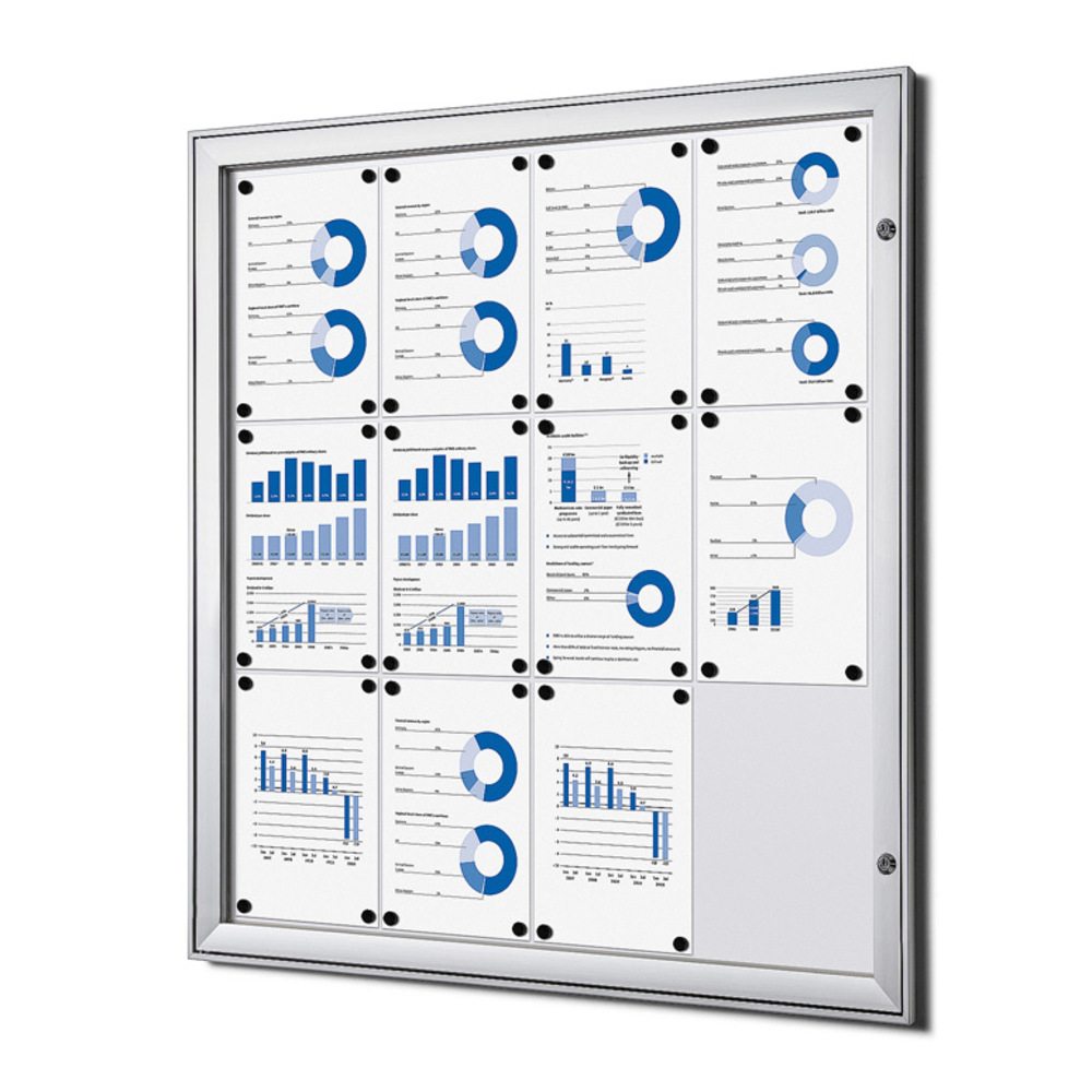 Vitrine Intérieure Verrouillable SCS 12x A4
