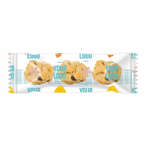MINI BISCUITS À L'AVOINE AVEC PÉPITES DE CHOCOLAT 3 PCS