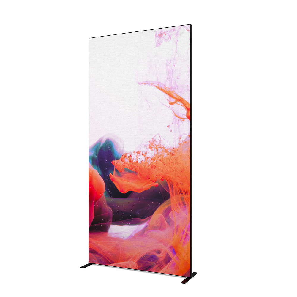 Mur FlexFrame 120 x 250 cm Noir (incl. Extension Set 50 cm)