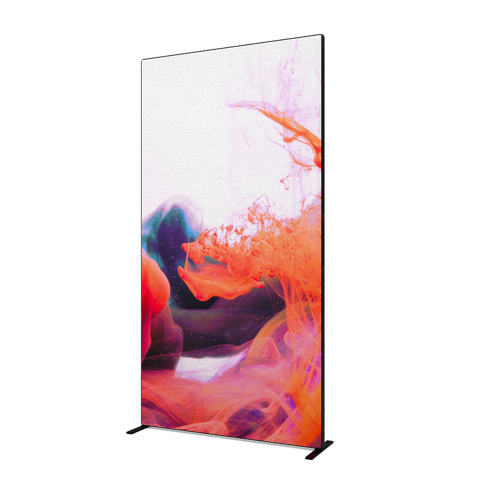 Mur FlexFrame 120 x 230 cm Noir (incl. Extension Set 30 cm)