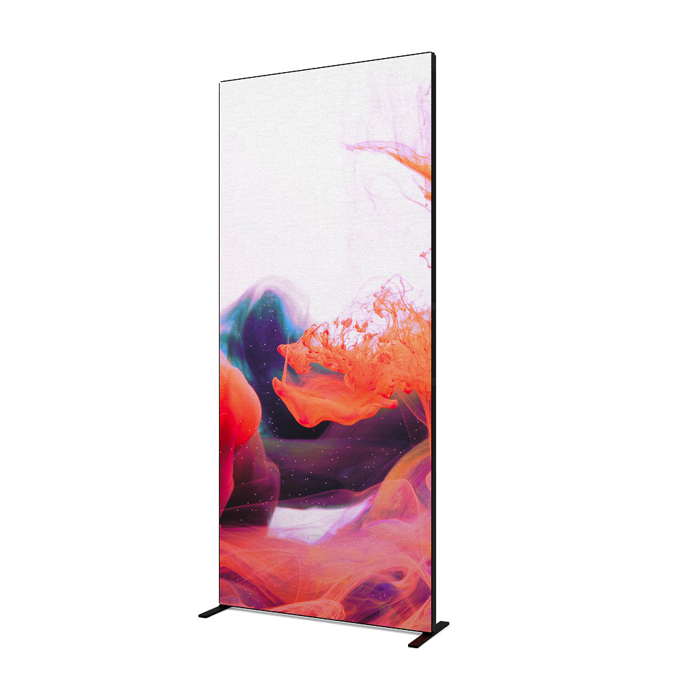 Mur FlexFrame 100 x 230 cm Noir (incl. Extension Set 30 cm)