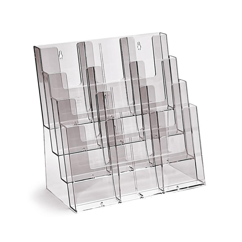 Taymar® Porte-brochures Comptoir/Mur 12x DL Portrait