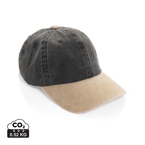 Casquette à 6 panneaux en coton sergé bicolore BEAU AWARE™