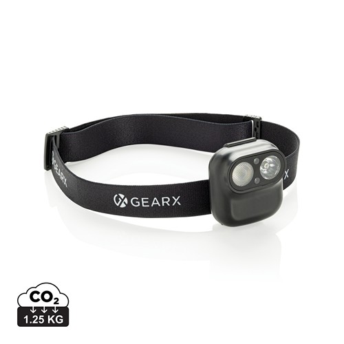 Lampe frontale avec capteur de mouvement en ABS RCS Gear X