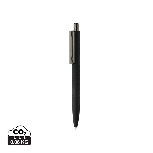 Stylo X3 finition gomme noire en ABS recyclé RCS