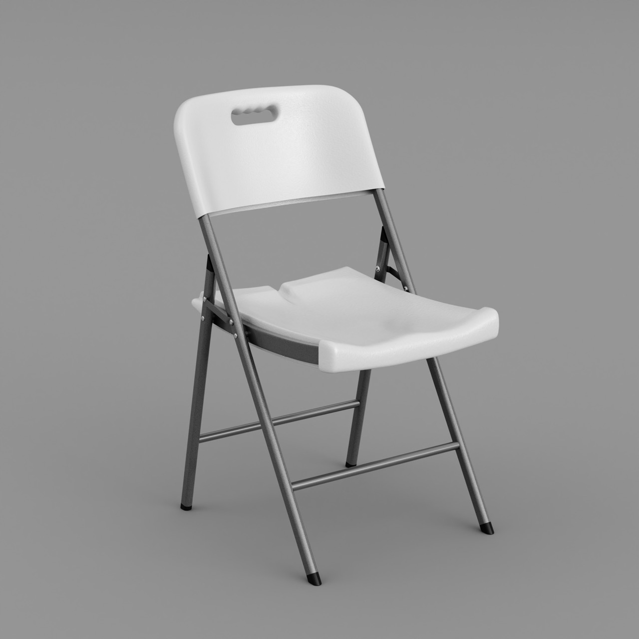 Chaise pliante basse — 46 × 88 cm