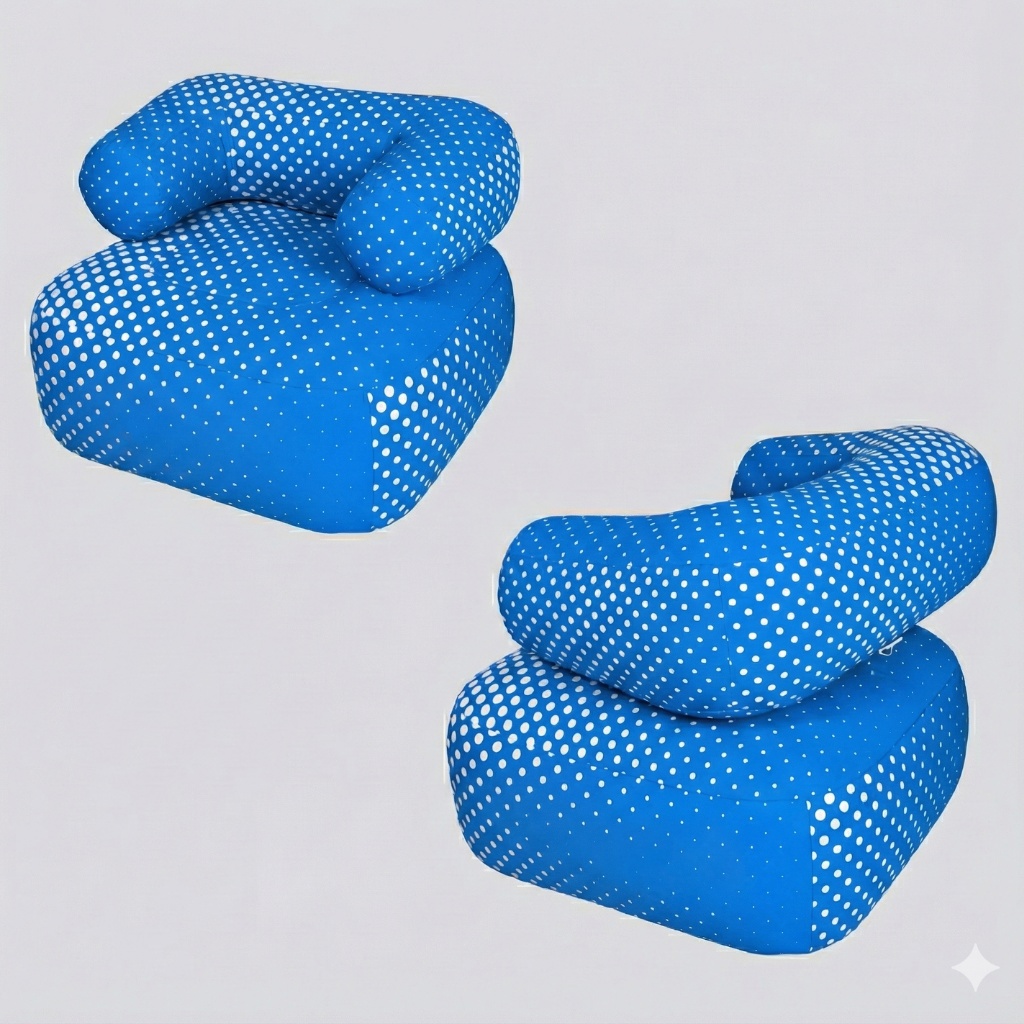 Fauteuil gonflable IVO — 100 × 90 × 75 cm
