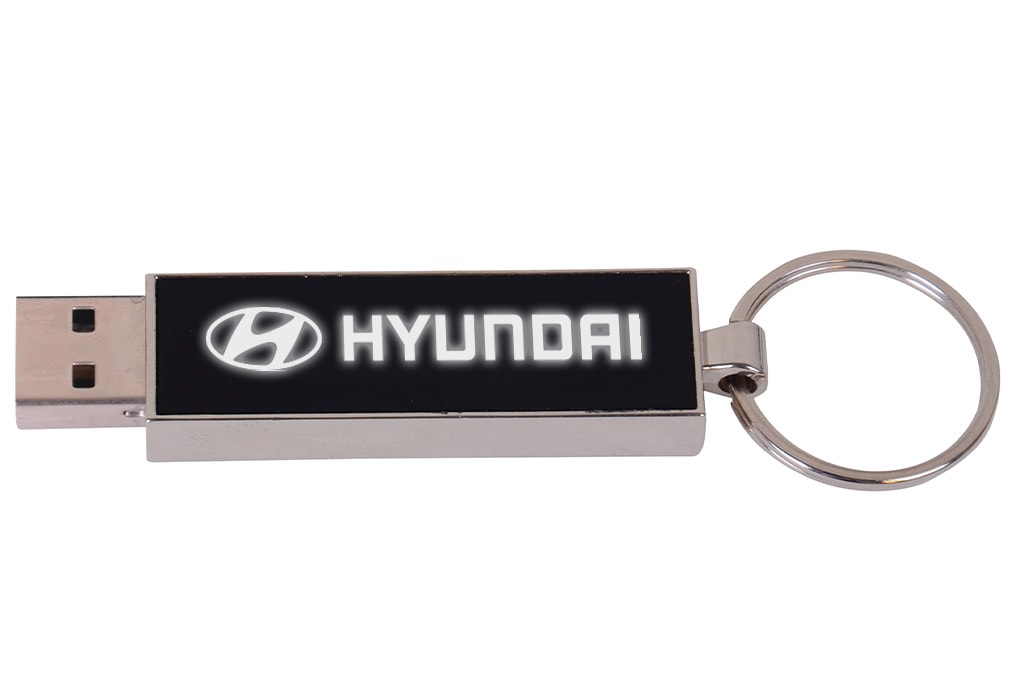 Clé USB en métal lumineuse