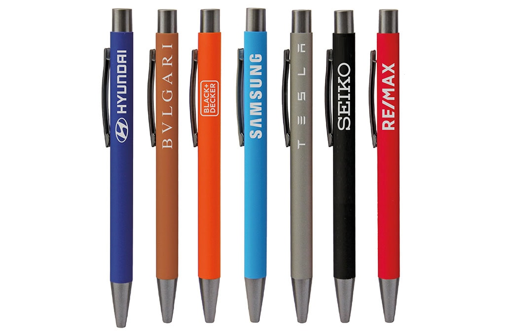 Stylo à bille à bouton poussoir