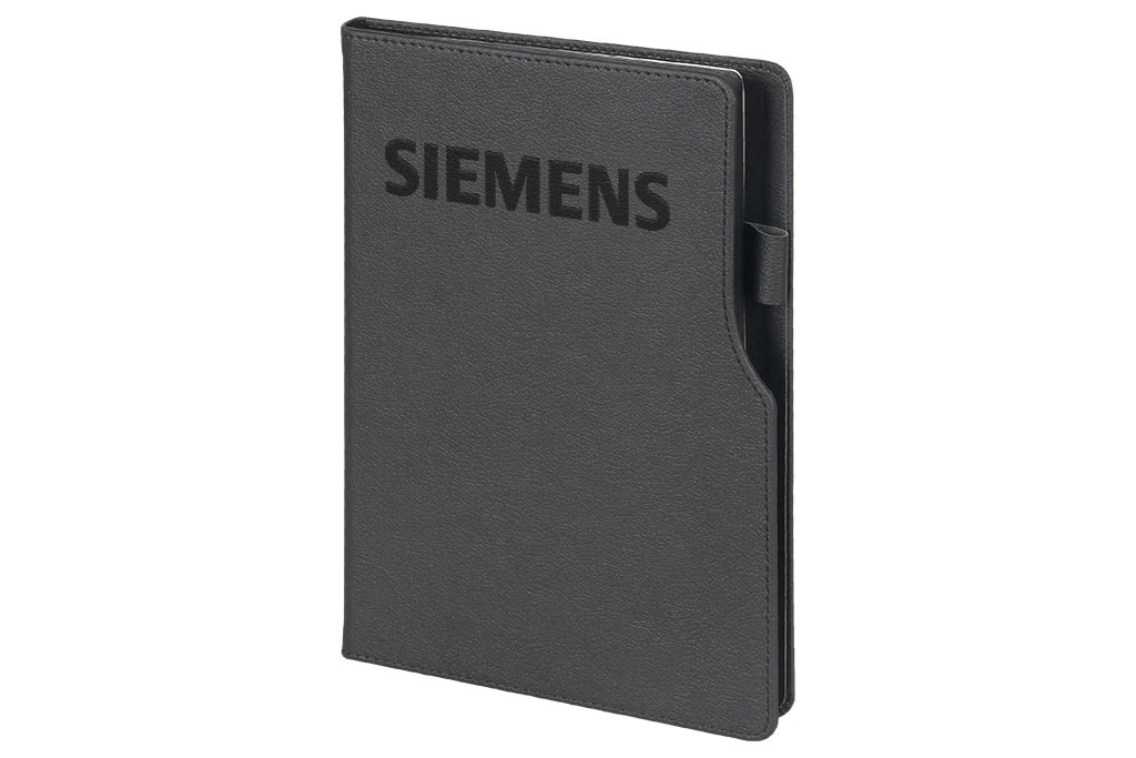 Bloc-notes à couverture en simili-cuir