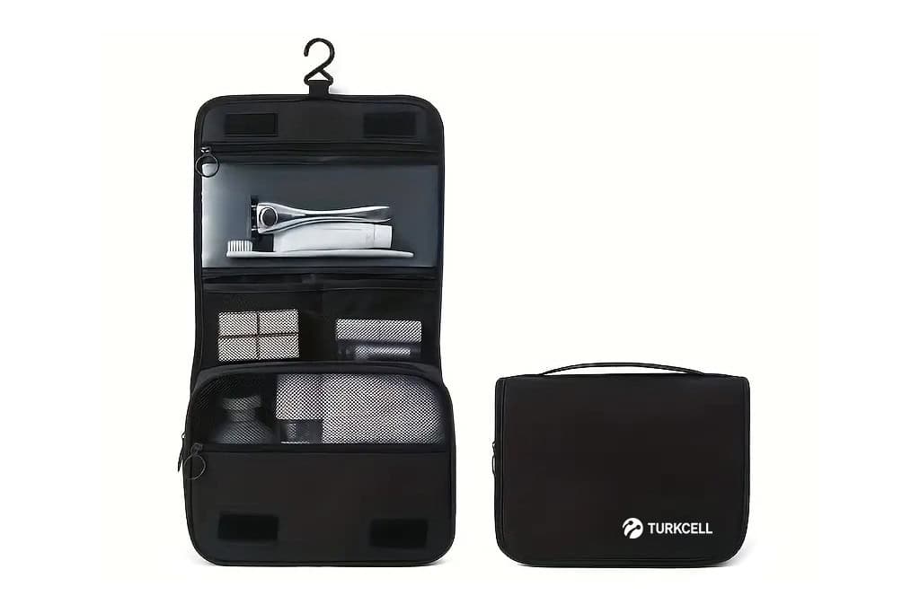 Trousse de Toilette Suspendue Compacte pour le Voyage