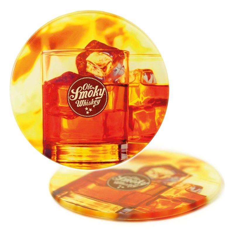 Round Glass Coasters