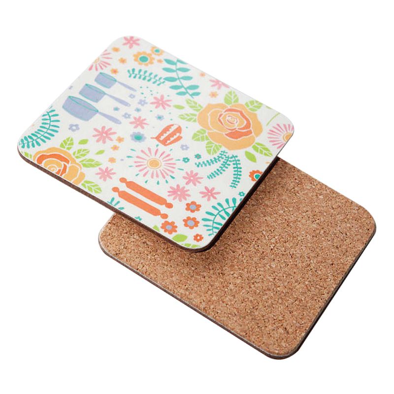 Cork Back Melamine Placemat - Rectangular (242x191mm)
