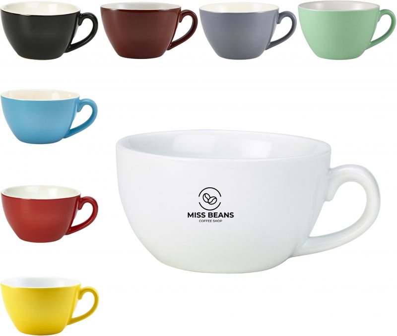Porcelain Bowl Shaped Cup (340ml) - Fits Saucer C6614