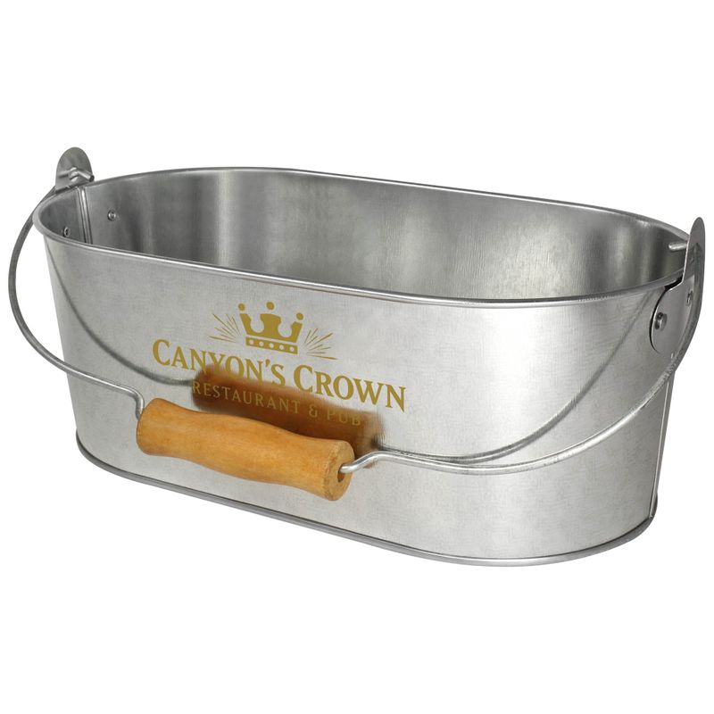 Stainless Steel Oval Caddy