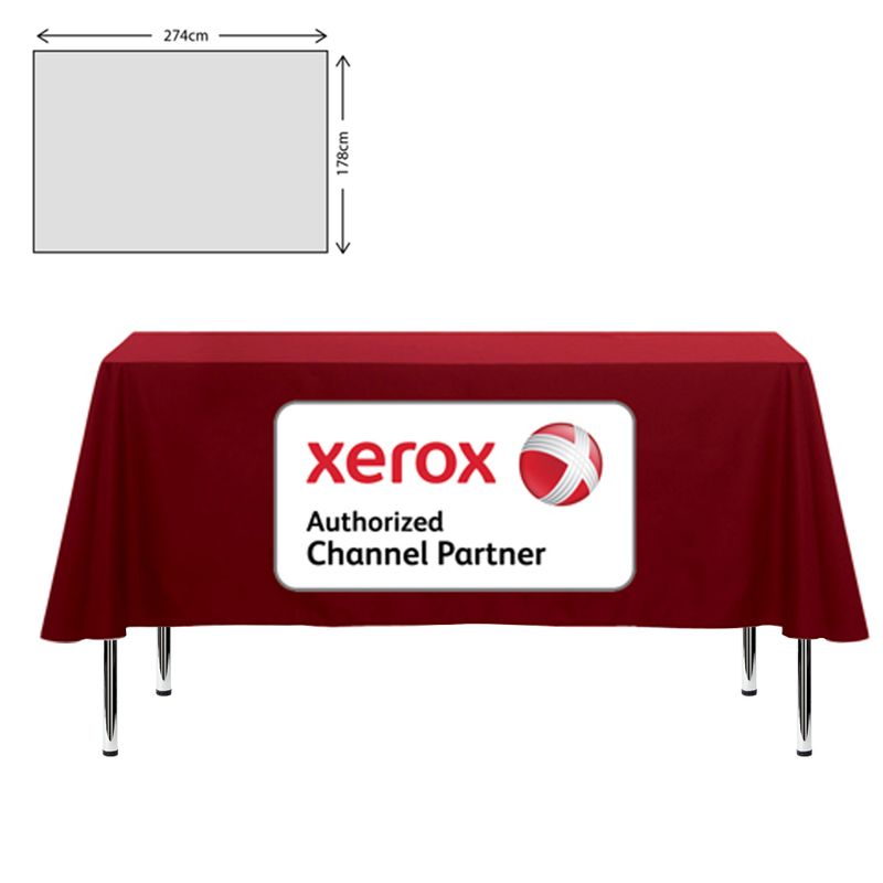 Premium Fabric Tablecloth - 178x275cm (6ft Table - Mid Drop) (BEST SELLER)