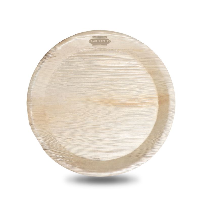 Round Disposable Palm Leaf Plate (25cm)