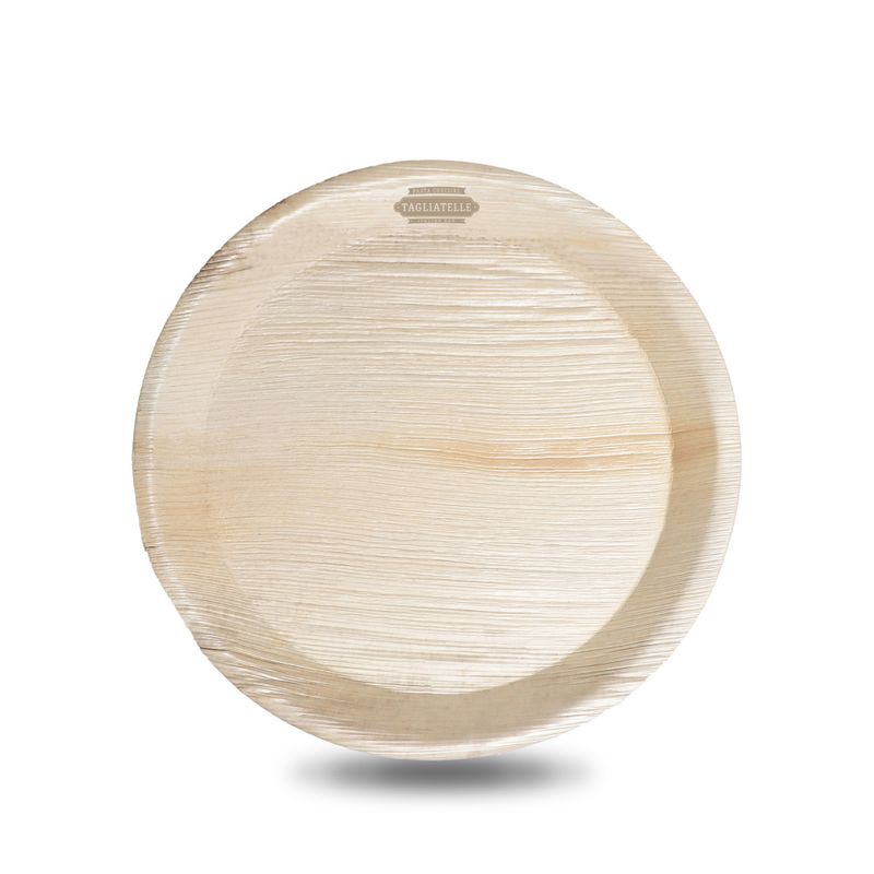 Large Round Disposable Palm Leaf Plate (23cm)