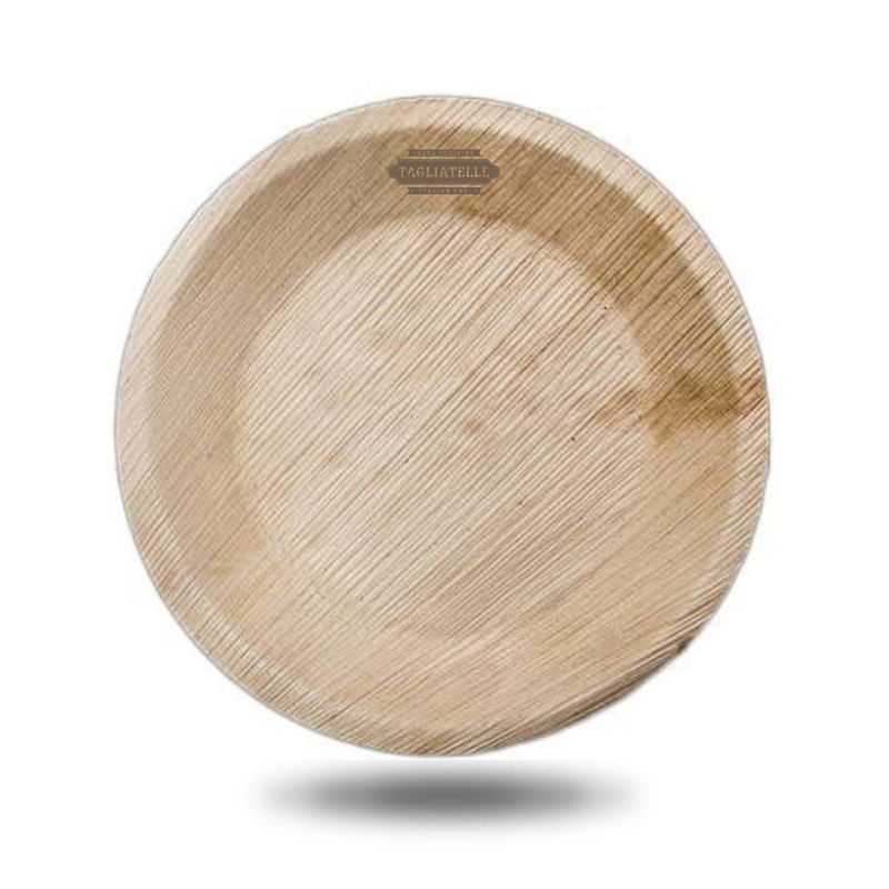 Deep Round Palm Leaf Plate (20cm)