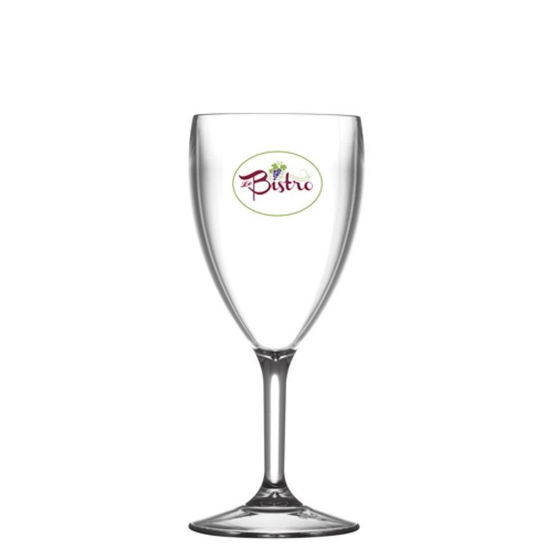 Reusable Plastic Wine Glass (175ml/9oz)