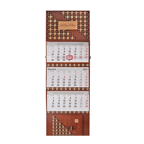 CALENDRIER MURAL ADVENT CHOCO PLUS