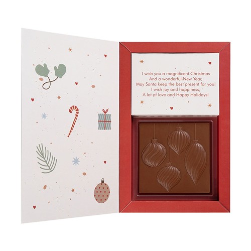 TABLETTE DE CHOCOLAT CHOCOLATE CHRISTMAS CAROL MAXI