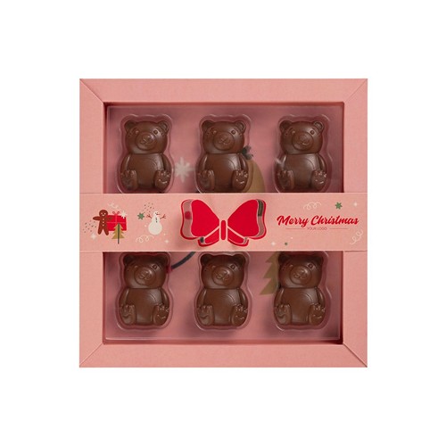PRALINES CHOCOLATE BEAR 4 PCS