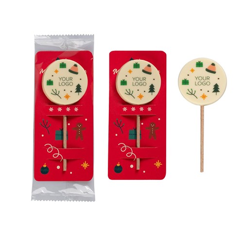 SUCETTE EN CHOCOLAT AVEC IMPRESSION LOLLY FONT 25 G
