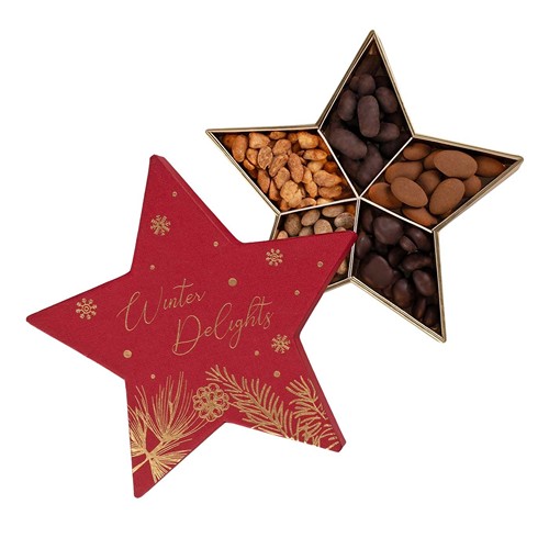 GOURMANDISES TREAT RED CHRISTMAS STAR