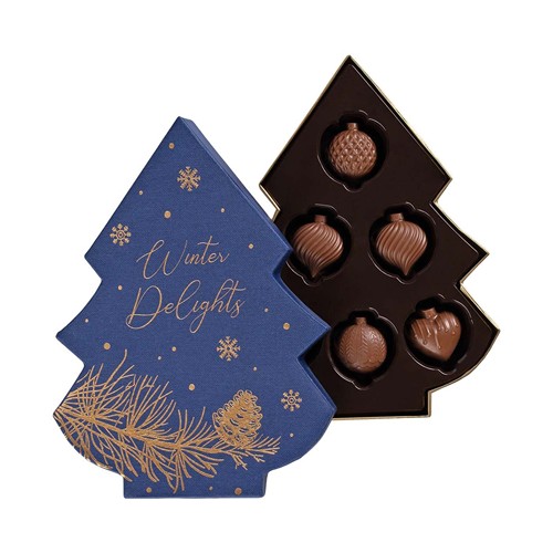 CHOCOLATS PRALINES NAVY CHRISTMAS TREE